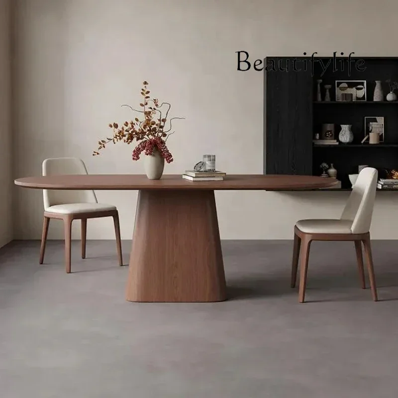 

yj9 Study Work Dining Tables Italian Party Event Wood Restaurant Dining Tables Modern Nordic Natural Mesa De Comedor Home Furnit
