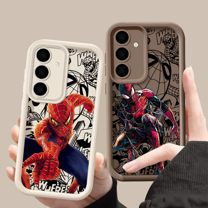 

Marvel Spider Man Cool Spiderman S26Ultra Case For Samsung Galaxy S26 S25 S24 S22 S23 Ultra S21 Plus S20 S25 FE Protection Cover