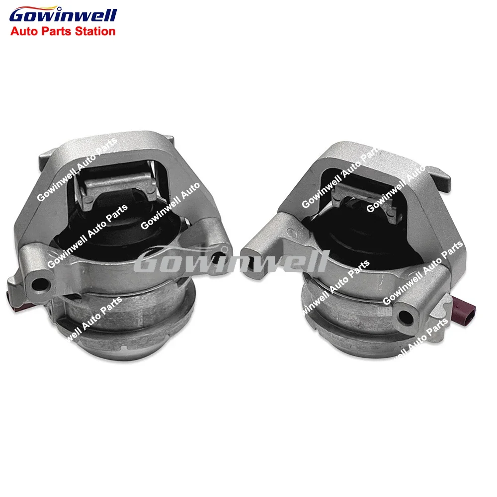 

Pair of 2pcs Engine Motor Mount Sensor Controlled Hydro For Audi A6 S6 RS6 A7 RS7 A8 S8 4.0T 4H0199255AA 4H0199256AA 4H0199256T