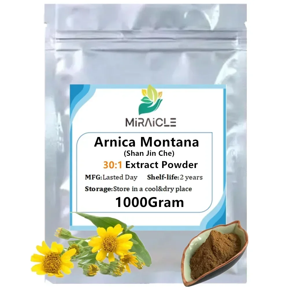 Direktverkauf ab Werk Arnica Montana-Extraktpulver 30:1 für Hautpflegeformeln | Beauty Peptide Cosmetic Raw Material