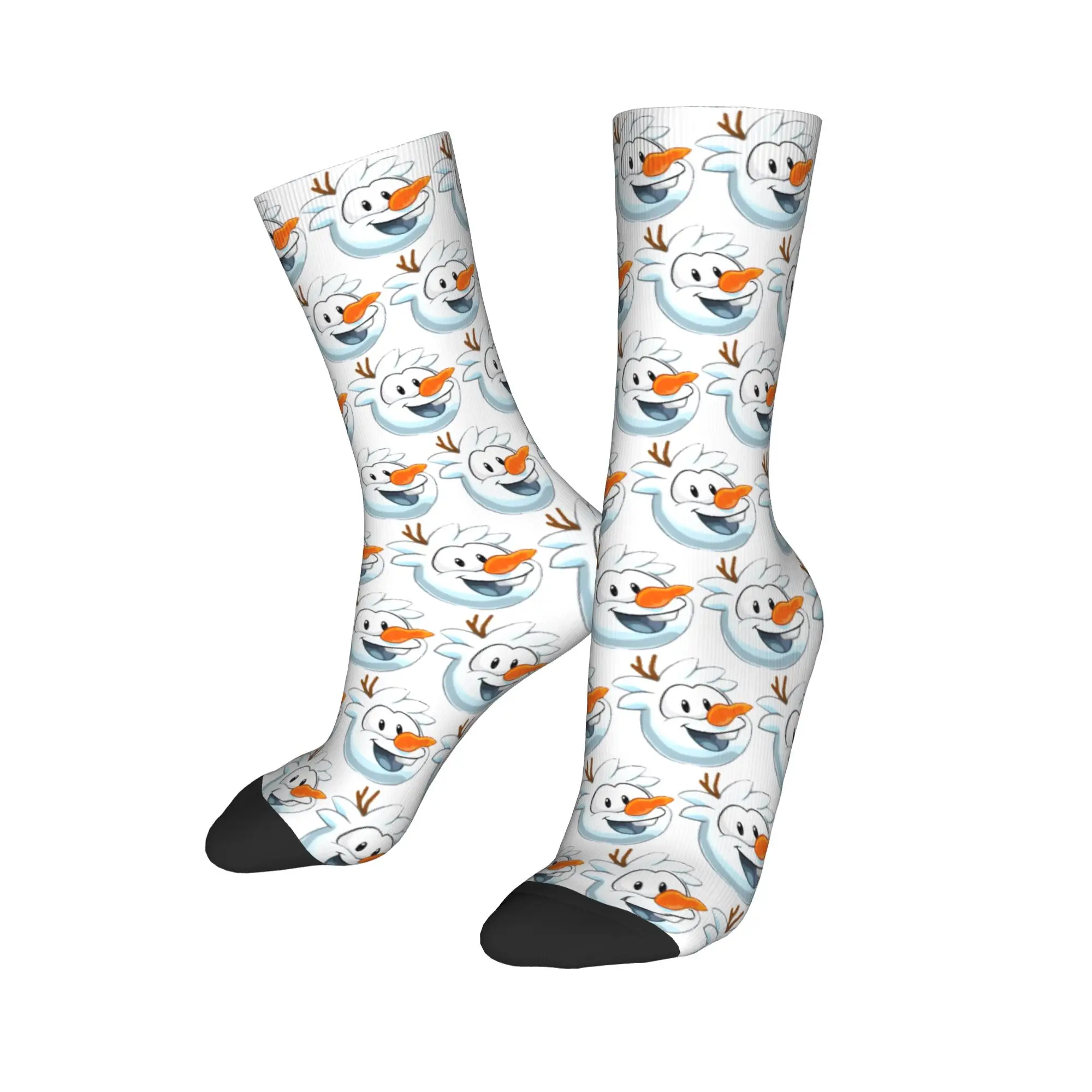 

Autumn Winter Crazy Design Men's Women's Club Penguin Puffles Socks Sweat Absorbing Crew Socks,