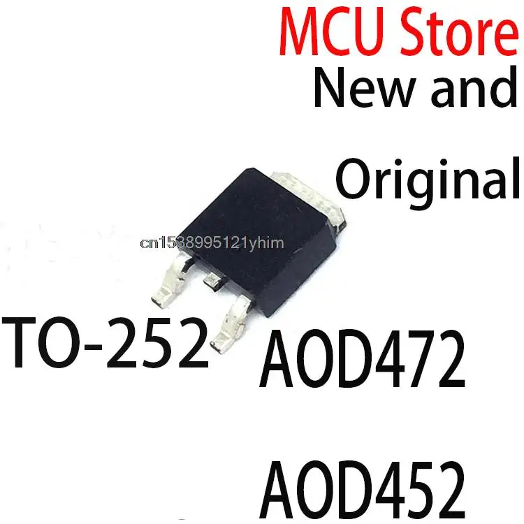 10PCS New and Original TO-252 D472 AOD472A D452 D450 D478 D446 AOD472 AOD452 AOD450 AOD478 AOD446 AOD444 AOD442  AOD409 AOD403