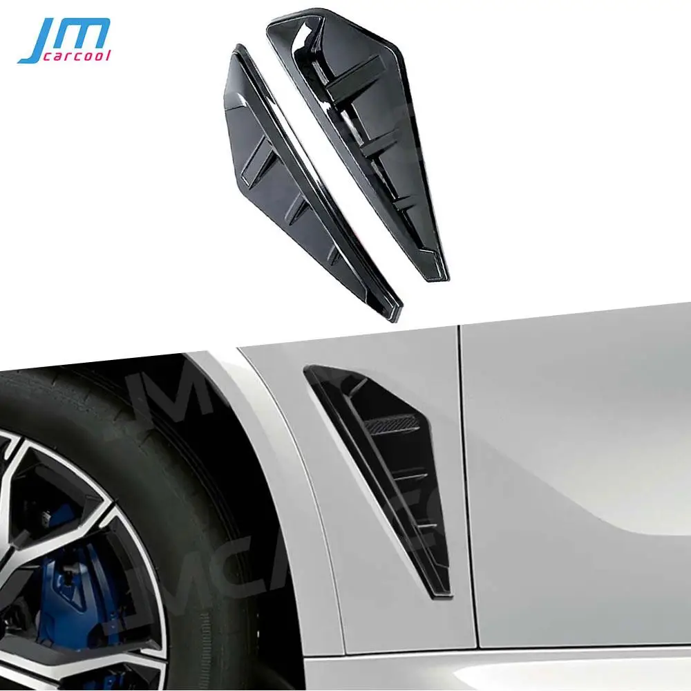 

Carbon Fiber Front Bumper Wing Air Intake Ventilation for BMW X5 G05 M Sport 2019+ ABS Hood Exterior Sticker Leaf Plate Cover