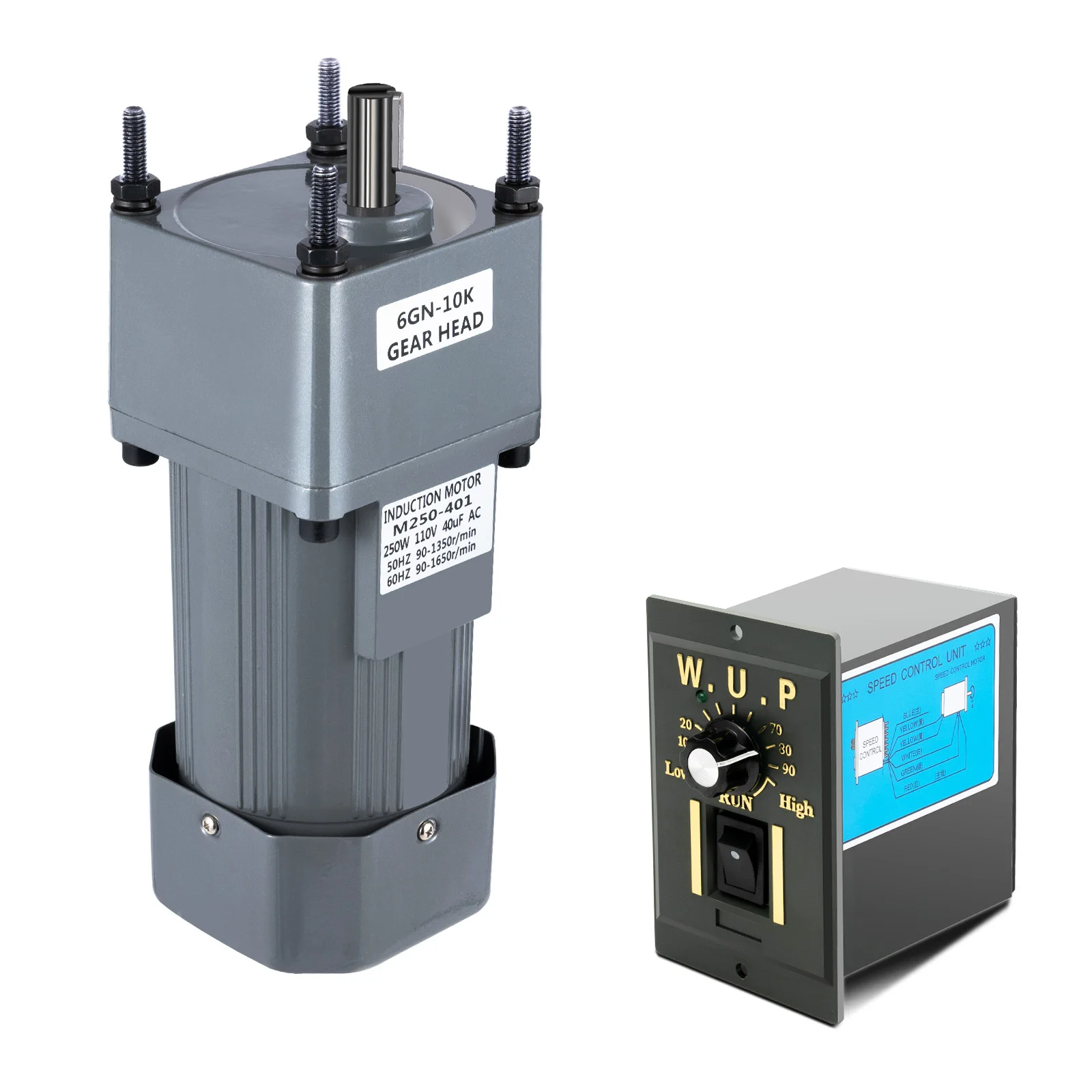 

Высокоэффективный двигатель с регулируемой скоростью, мощность 250 Вт, катушки из чистой меди, низкий уровень шума, охлаждающий вентилятор, закрытая конструкция