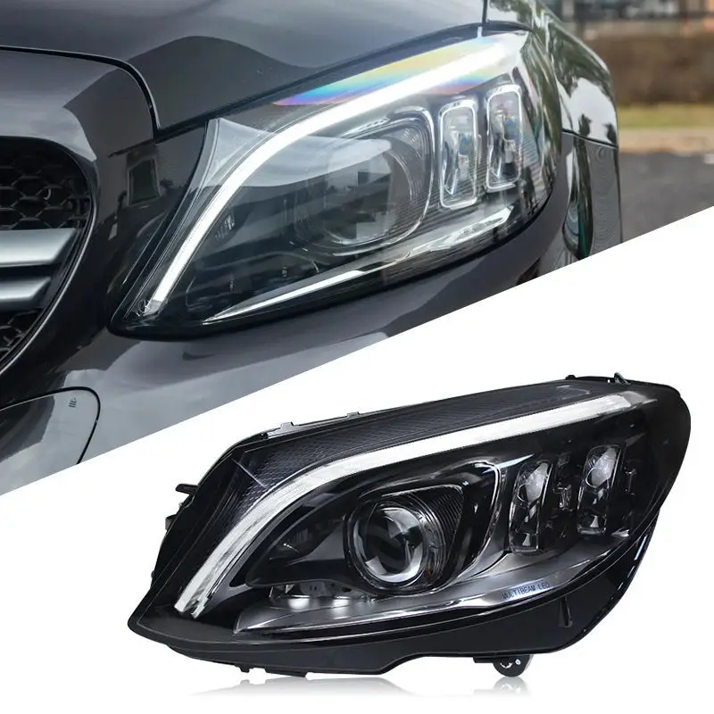 

Suitable For 15-21 Mercedes-Benz C-Class W205 Headlight Assembly Modified C63 Headlight LED Daytime Running Light Turn Signal