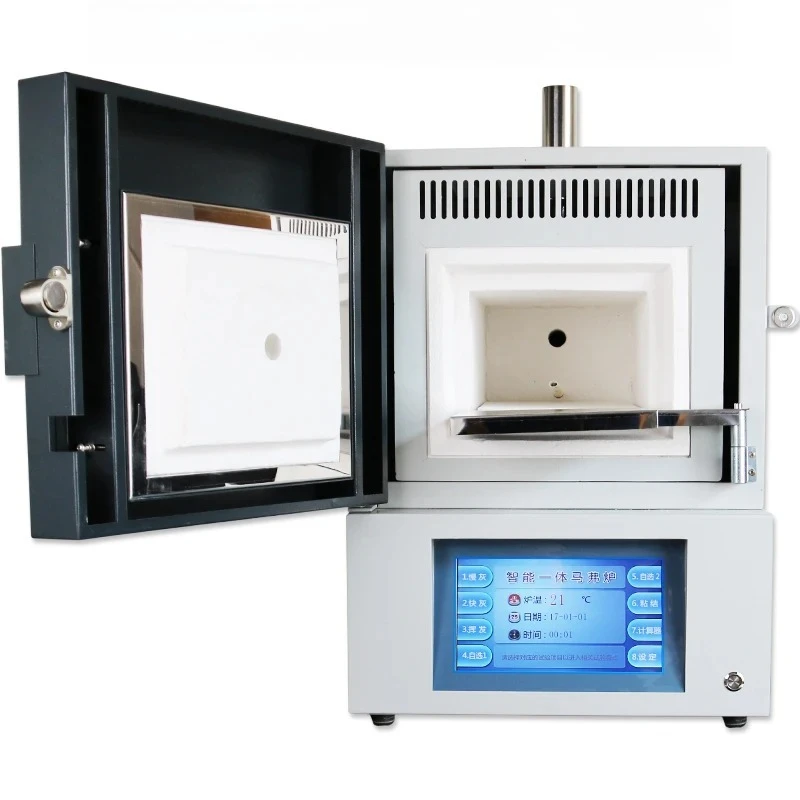 Integrated intelligent touch screen coal laboratory volatile meter