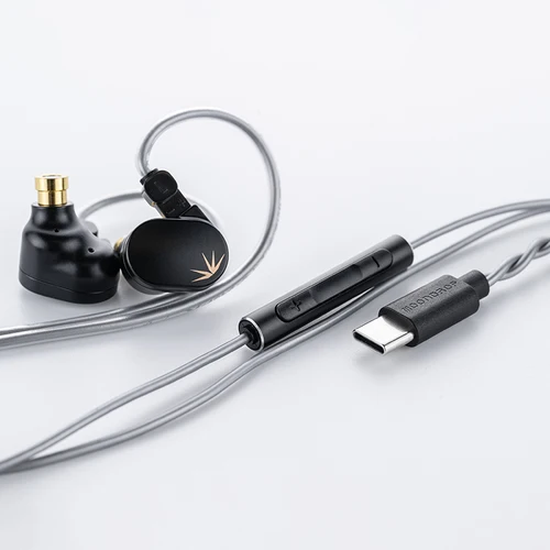 Imagen 2 del producto Auriculares MOONDROP CHU II DSP TYPE-C Controlador dinámico de alto rendimiento USB-C Monitores intrauditivos Auriculares