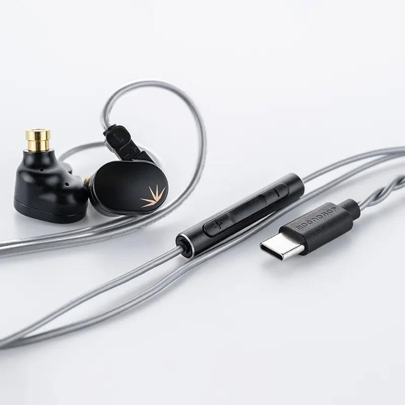 MOONDROP CHU II DSP TYPE-C earphones High Performance Dynamic Driver USB-C In-ear Monitors Headphones - 2