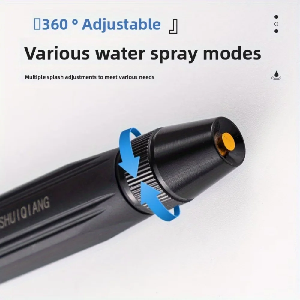 2PC Portable Household High-Pressure Car Wash Water Gun with Booster Nozzle and Outdoor High-Pressure Water Pipe Booster image 6