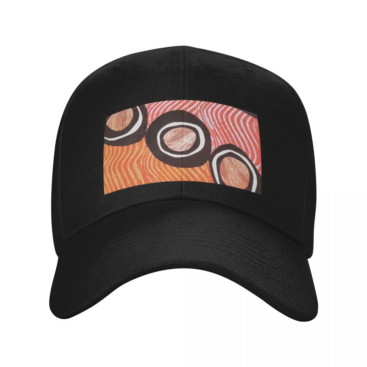 غير تقليدي الرجعية البرتقال طباعة قبعة بيسبول أنيمي قبعة متعة القبعات قبعة سائق الشاحنة القبعات للرجال قبعات الذكور المرأة