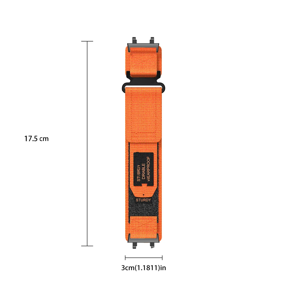 Nylon Strap For Amazfit T-Rex 3 Watchband Adjustable Lightweight Breathable Wristband Hook&Loop Band With Tool