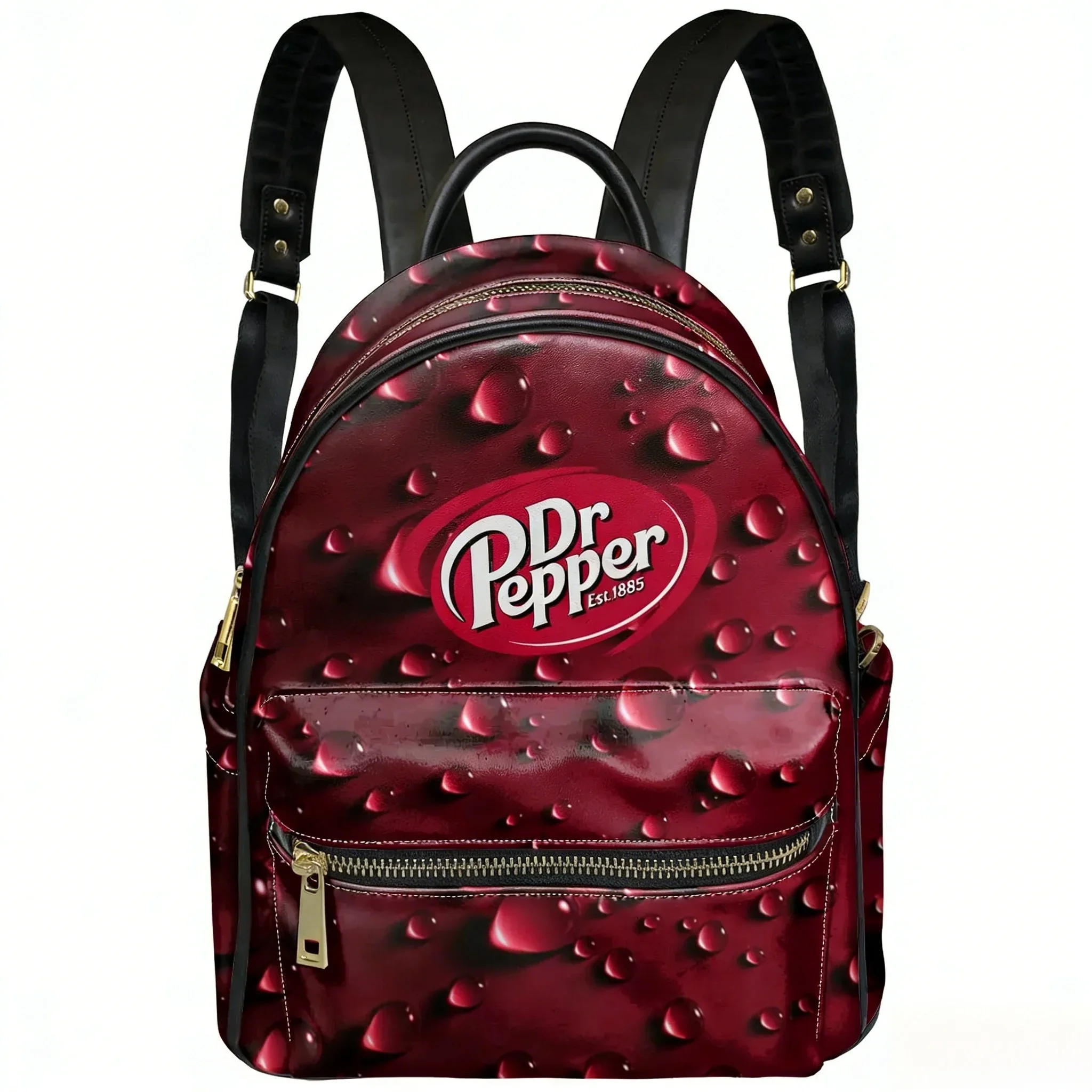 D-DR Backpack Womens P-Pepper Men Personalized Double Shoulder Bag Business Travel Bookbag Rucksack Gift Daypack