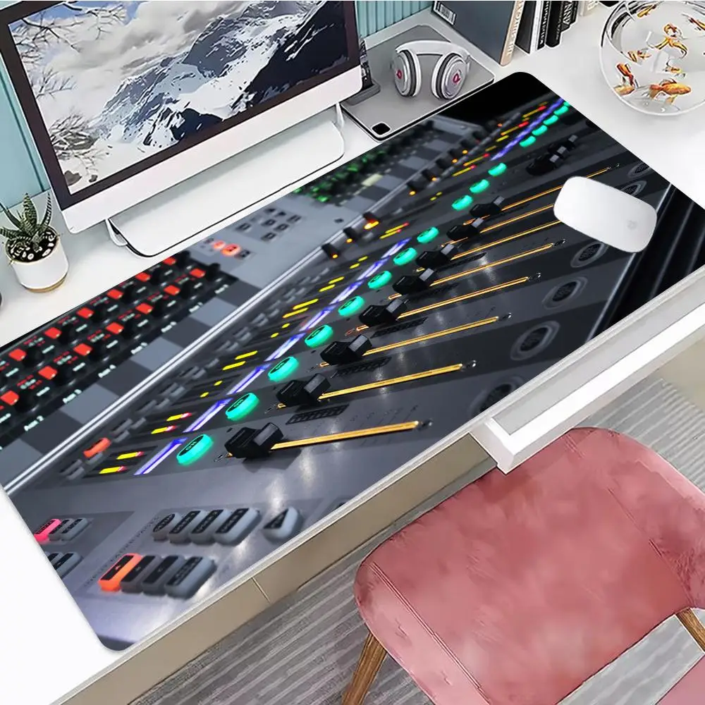 Audio Mixer Mixing Mouse Pad E-sports Gaming Mouse Pad Oversize Personalized Desk Pad Keyboard Mouse Pad Non-Slip Desk Mat