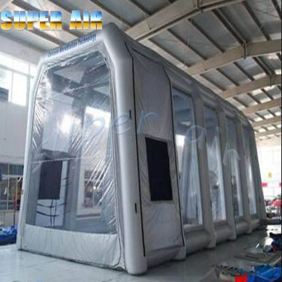 

Zhi Xin Super Air portable inflatable spray booth with two blowers for car