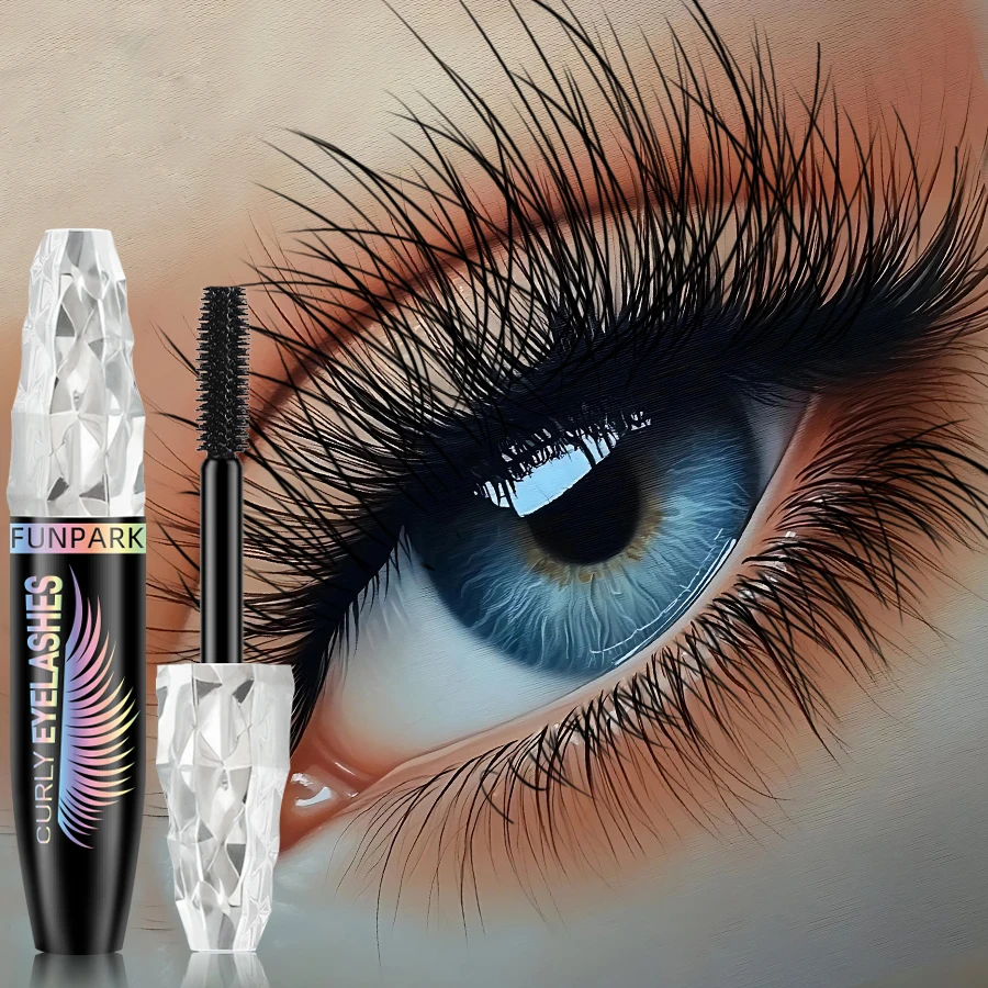 1 PC กันน้ํา 4D มาสคาร่าหนายาว Smudge-proof อวบ Curling ขนาดใหญ่แต่งหน้า Black Lash Eyelash EXTENSION สําหรับเครื่องสําอางผู้หญิง