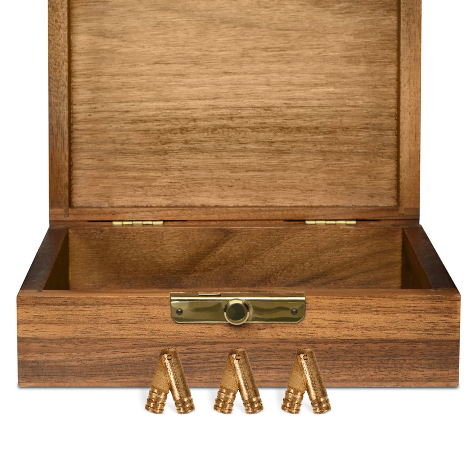 

5Pcs Wood Box Hinges Vintage Brass Small Hinges Smooth Operation Jewelry Box Cabinet Replacement Hardware Vintage Hinge