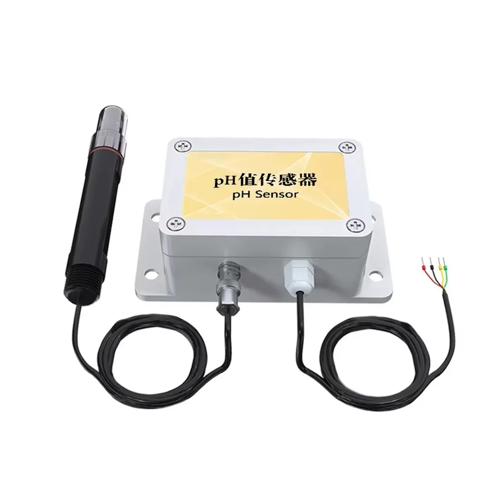 0-2V 4-20mA RS485 Water Quality Meter PH Sensor for Hydroponics Aquaculture Sewage River Lab PH Measurement