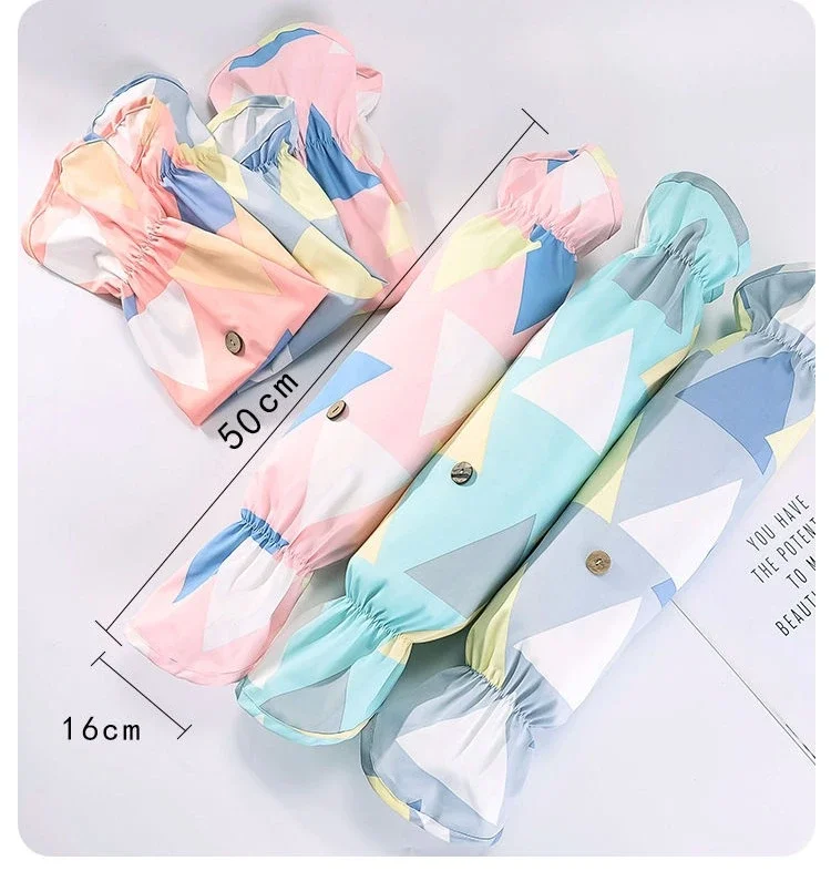 Kitchen Stir-fry Oil Spillproof Sleeve for Cooking Summer Long Sleeve Anti-fouling Anti-scalding Waterproof Gloves Female