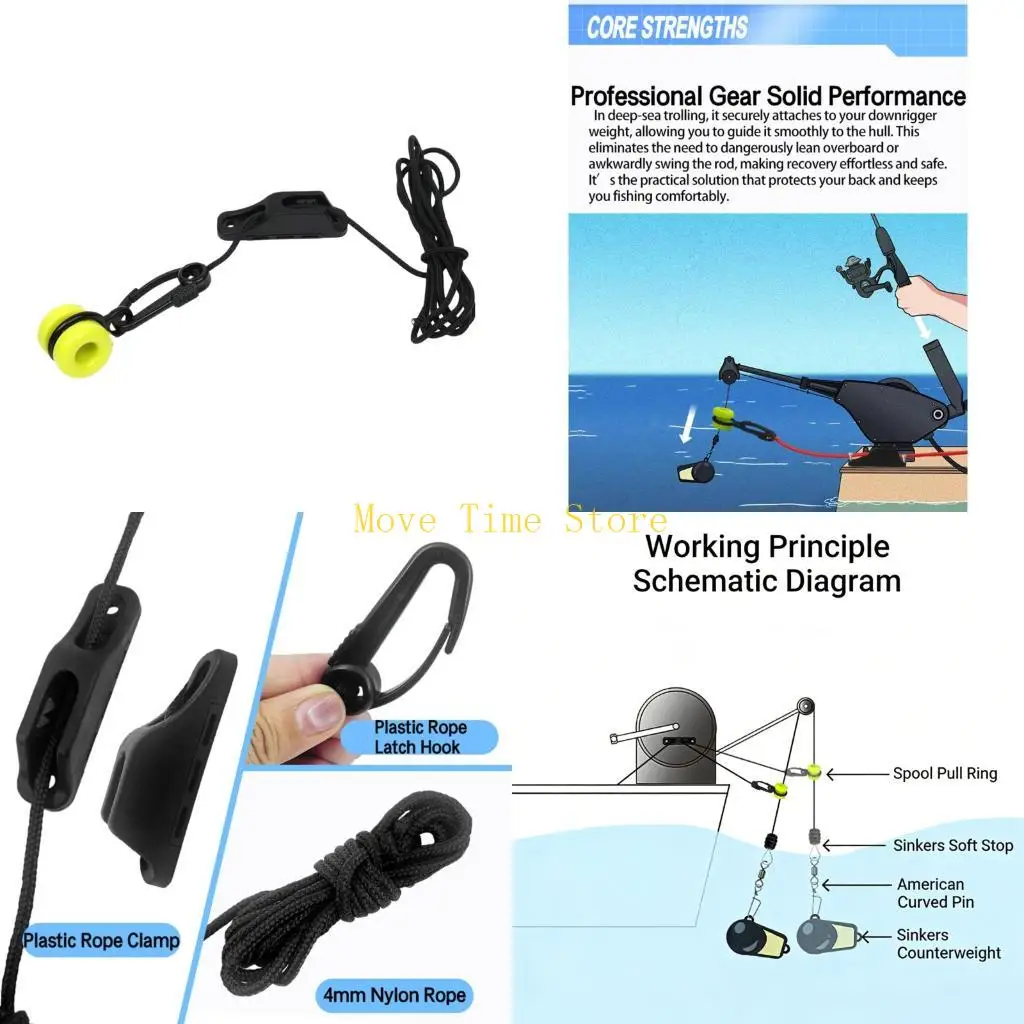 

92ME Efficient Weight Recovery System For Trolling Applications Shock Absorbing Feature Reduces Manual Effort And Risk