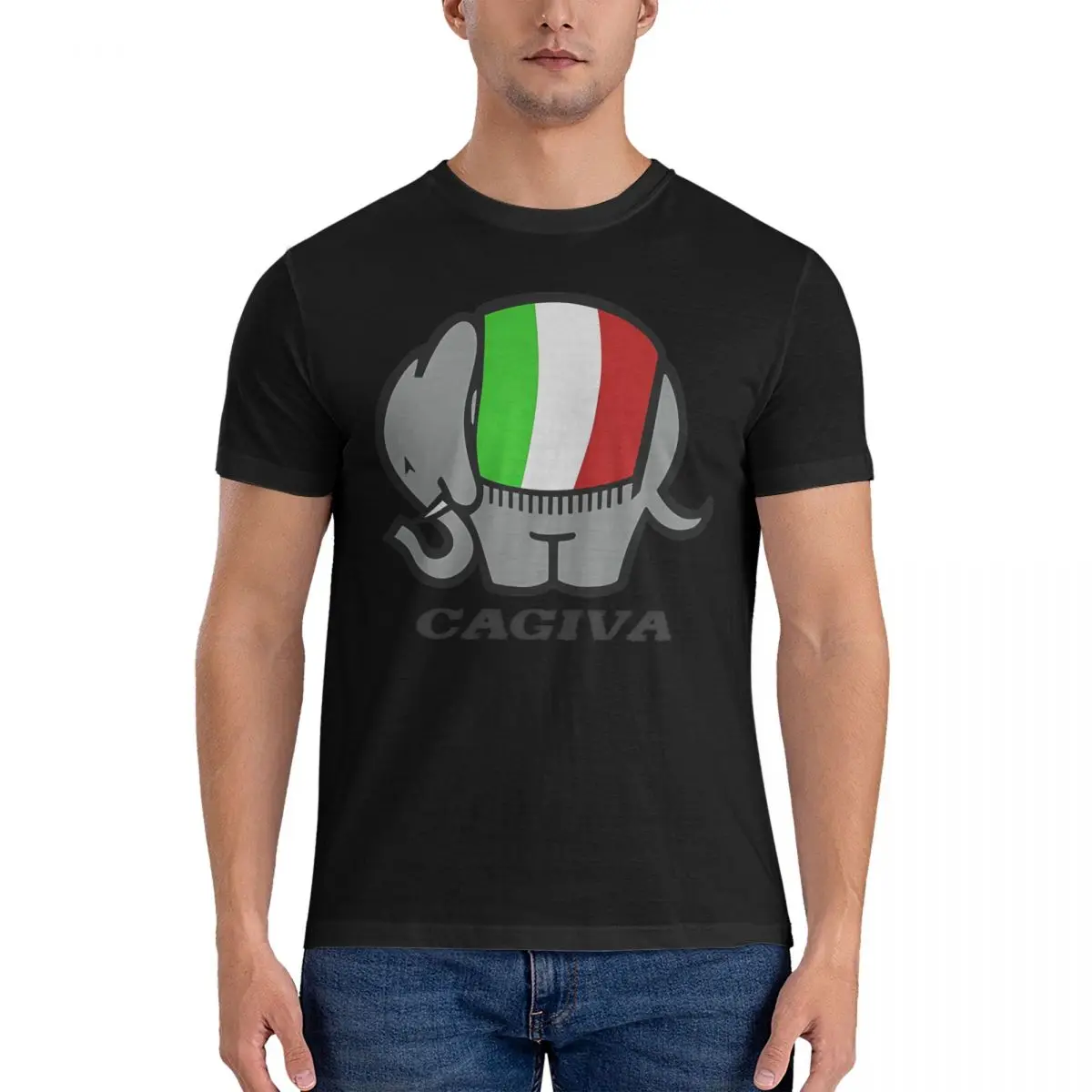 Impressive T Shirts for Men Pure Cotton Casual T-Shirt O Neck Cagiva Tee Shirt Short Sleeve Tops Original