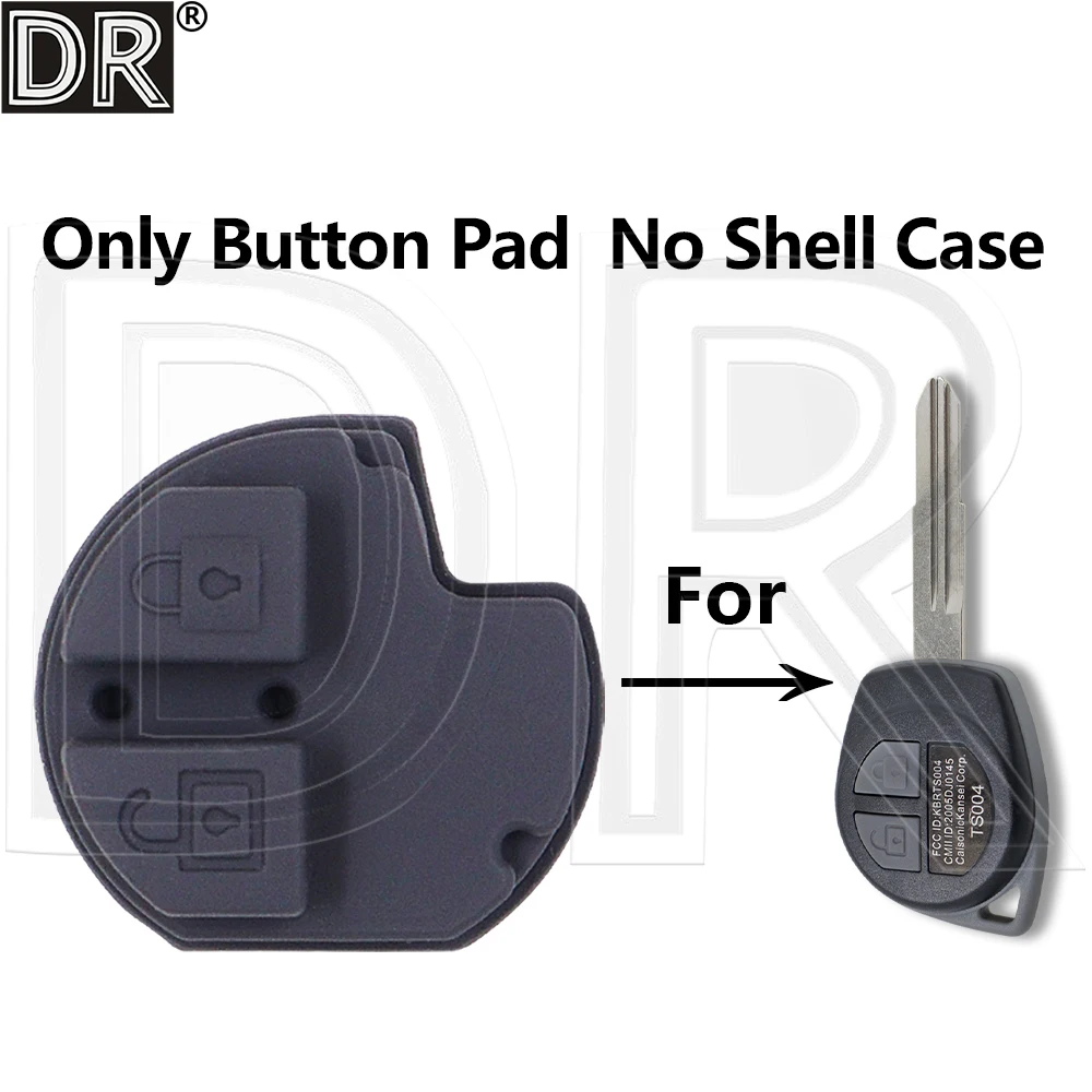 

Great Replacement 2 Button Car Key Buttons Pad Silicone Cover For Suzuki Vitara SX4 Swift Grand Liana Aerio Jimny