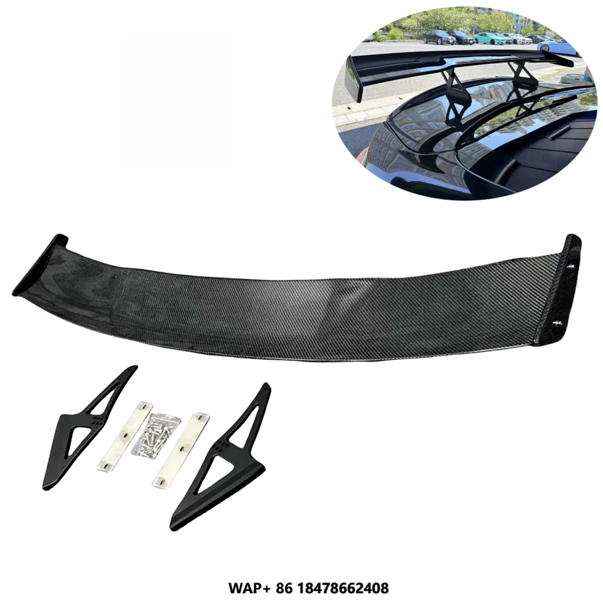 

3D Style Carbon Fiber Rear Spoiler GT Wing for M3 M4 F80 F82