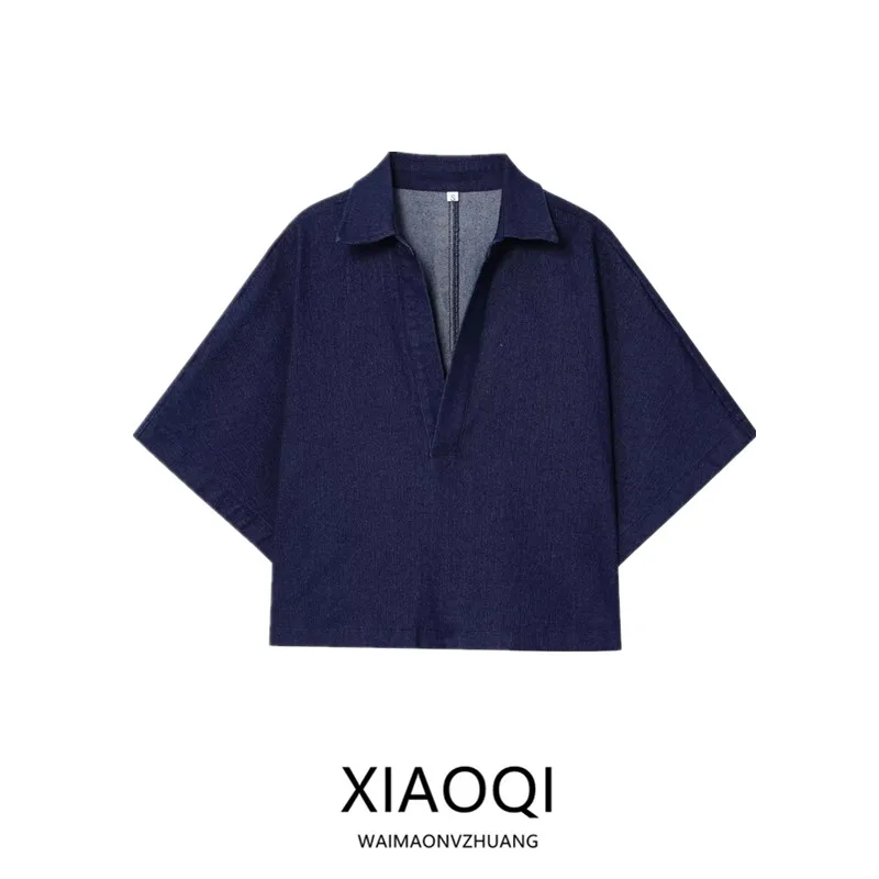 Jesień 2025 Damska Moda Luźna Neort Denimowa Spódnica Wszechstronna Nowość Damska Spódnica Wygodny Krój Klasyczny Styl