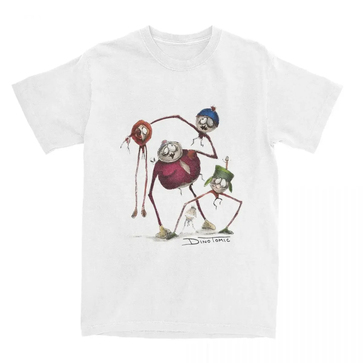 Lustige Skeleton Stuff Cartoon Southpark Grafik-T-Shirts für Frauen, klassisches Spiel, Mädchen, Street Fashion, T-Shirts, Tops, Y2k-Tops, Casuales