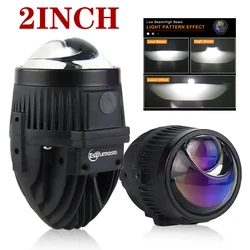 2inch LED Laser Bi Lens Projector Led Bulbs Automobile Bi Led Headlight for Car Accessories Motorcycle 6000K White
