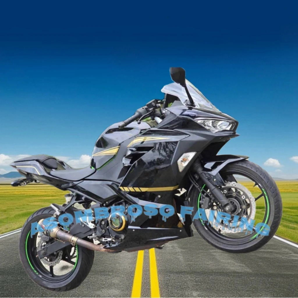 Custom Motorcycle Fairing for NINJA 400 NINJA400 EX400 2018-2019 2020 2021 23 24 100% Fit Injection Road Racing Aftermarket Set image 2