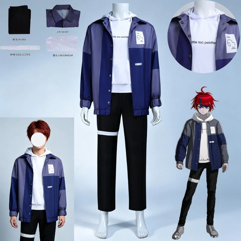 sumino-takumi-hyakunichi-senki-cosplay-costume-casual-wear-outfit-anime-game-role-play-for-men-halloween-party-stage-suit