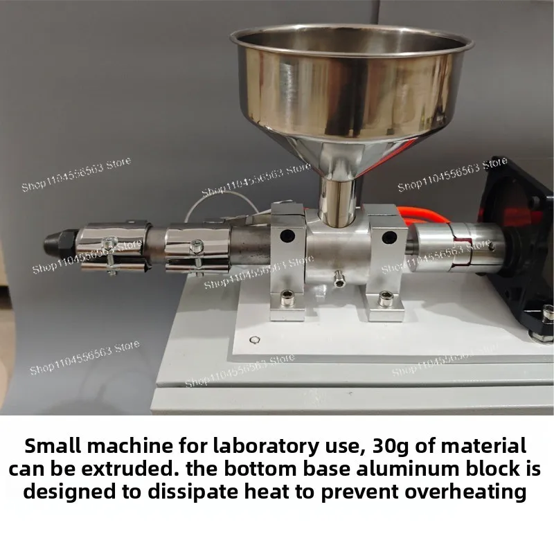Small Extruder Micro Plastic Extruder Rubber Powder 3D Printing Line Single Screw Extruder Desktop Type