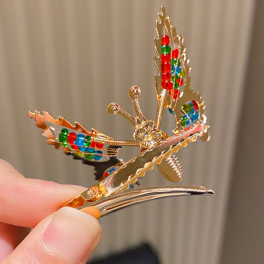 Butterfly Hair Clips Set of 4/6/10 Metal Texture Effortlessly Chic