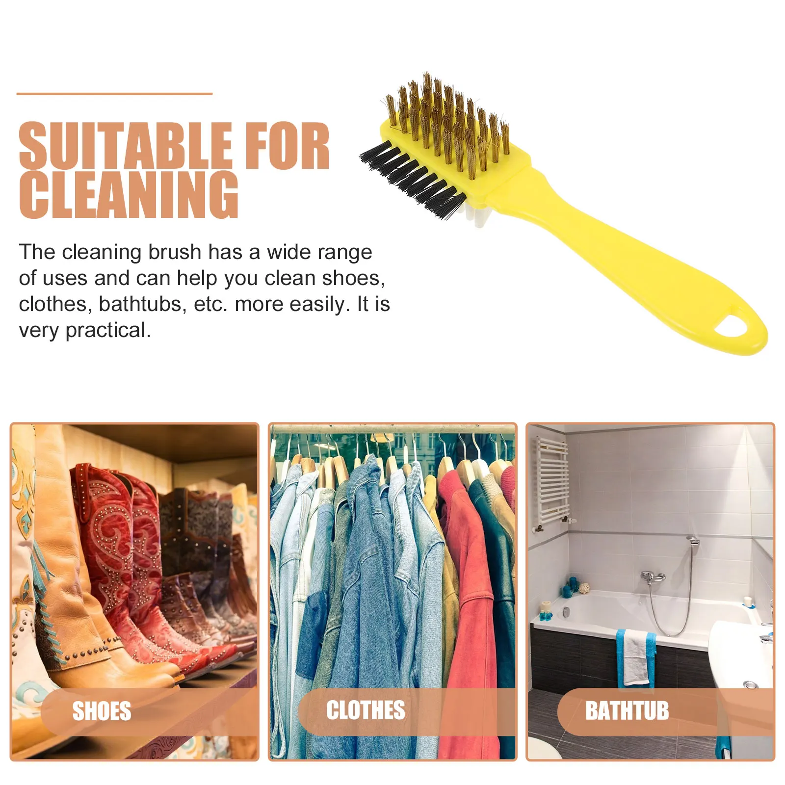 

Portable Scrub For Shoes Clothes Laundry Cleaning Tool Soft Durable Household Brush Shoe Washing Laundry Scrub Brush