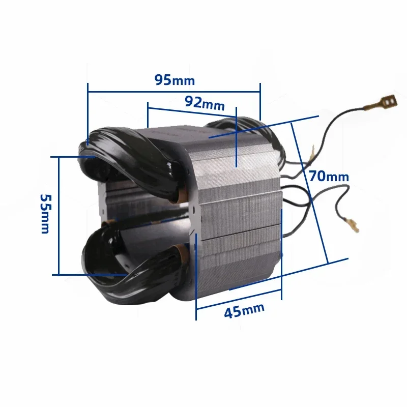 Imagem -03 - Rotor Angle Grinder para Bosch Armadura Anchor Stator Bobina Peças de Reposição Gws20180 Gws20-180h Gws20230 Tws2000