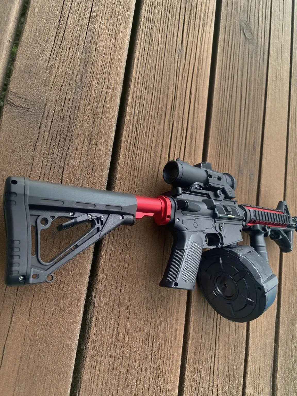 مسدس كرة جل M4 / M416 مطور - م - مراجعة Foam Dart Gun وسعره