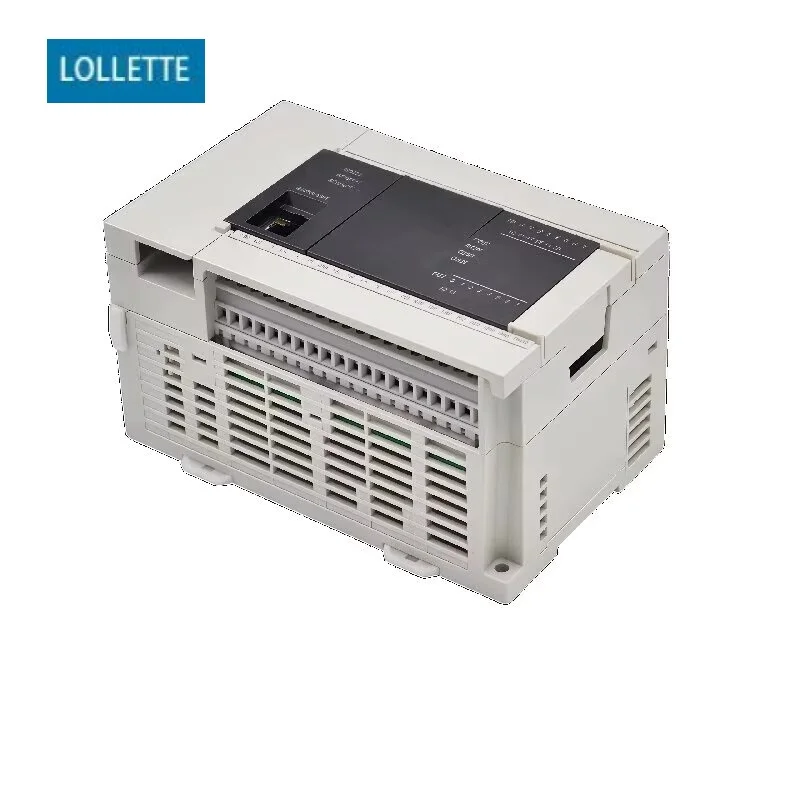 PLC compatible with FX3U programmable controller, supporting Ethernet, analog input/output, high-speed pulse.