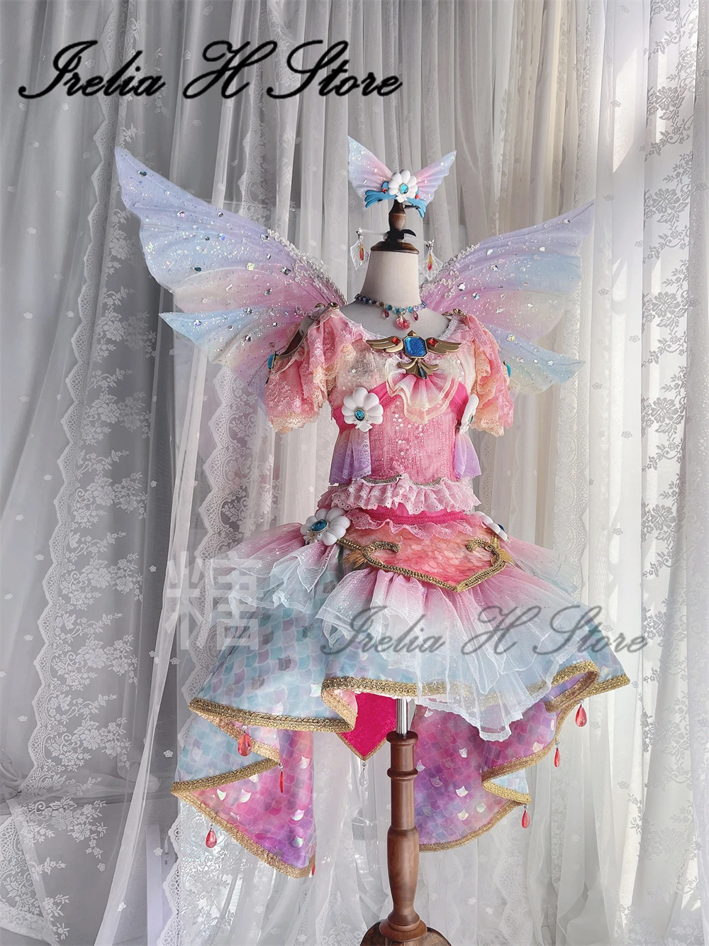 

Платья Irelia H Store Hoshimiya Ichigo Pisces, костюм для косплея, женская роскошная версия, индивидуальный пошив, размер на заказ
