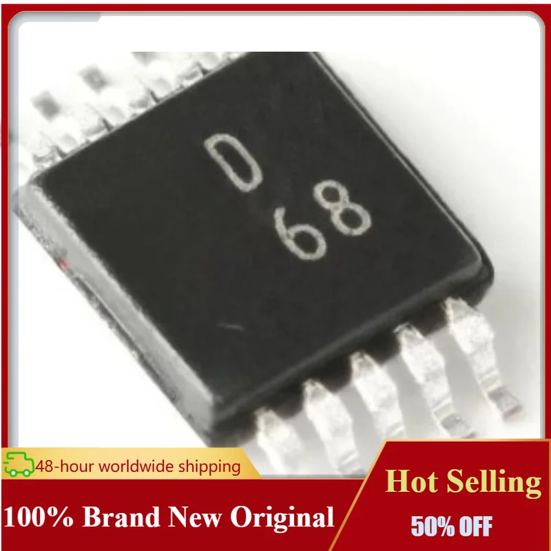 2-10PCS AD9833BRMZ D68 MSOP-10 Programmable Waveform Generator Chip 100% New Original Hot Seller