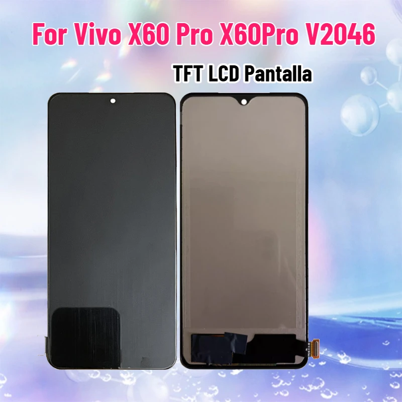 

TFT LCD Pantalla for Vivo X60 Pro X60Pro V2046 Display Touch Screen Digitizer Assembly LCD Replacement