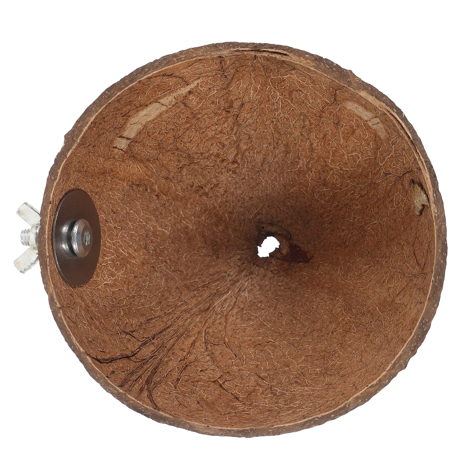 

Coconut Shell Bird Nest Outdoor Cage Breeding House Decorative Hanging Bed for Parrot Pigeon Hamster Nesting Box Garden
