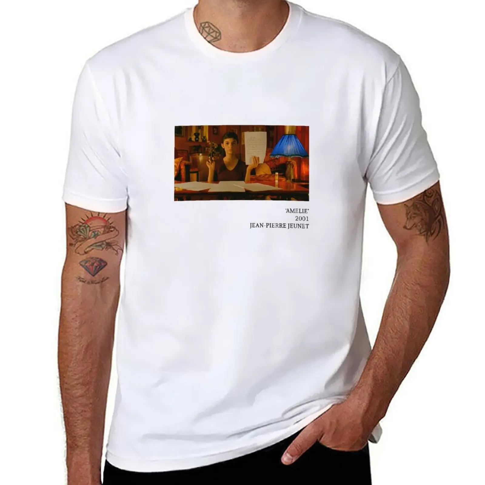 

Wearable Art: Amelie T-Shirt blue lock custom shirt mens t shirt graphic