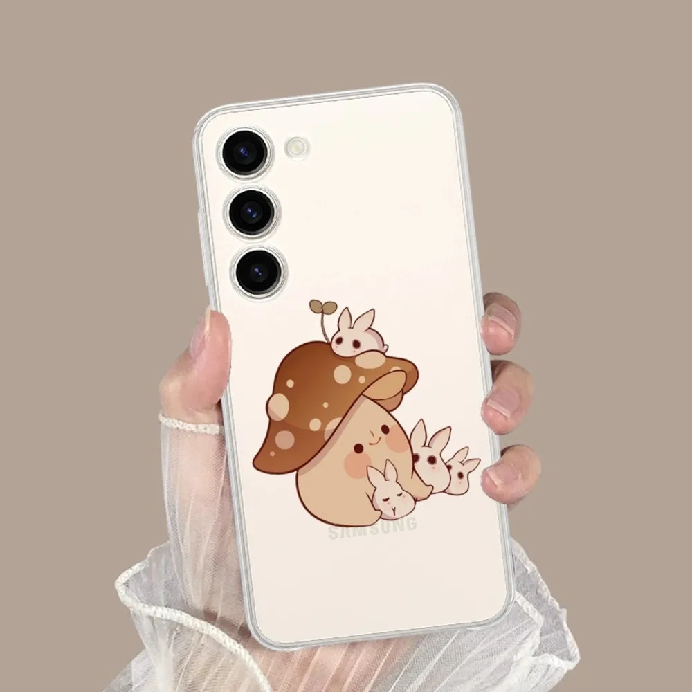 Mushroom Kawaii Phone Case for Samsung Galaxy S8 8S G950F G950 A91 A80 A73 5G A72