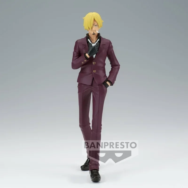 Bandai Original BANPRESTO Anime ONE PIECE Sanji THE Sailing  PVC Action Figure Model Collection Limited Gift Toys