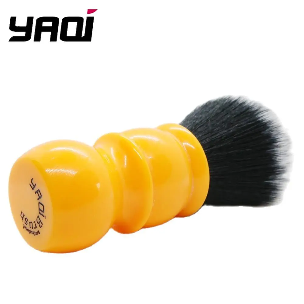 2026 Yaqi 24mm Soft Synthetic Hair Good Tuxedo Knot Orange Handle Shaving Brushes