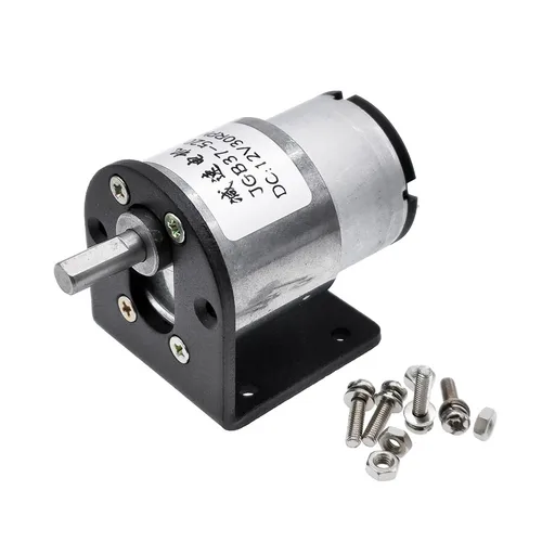 Imagen 1 del producto Caja de engranajes de alto par, Motor eléctrico JGB37-520, 12V, 24V, 5/10/20/30/45/60/100/200/300/600rpm, nuevo