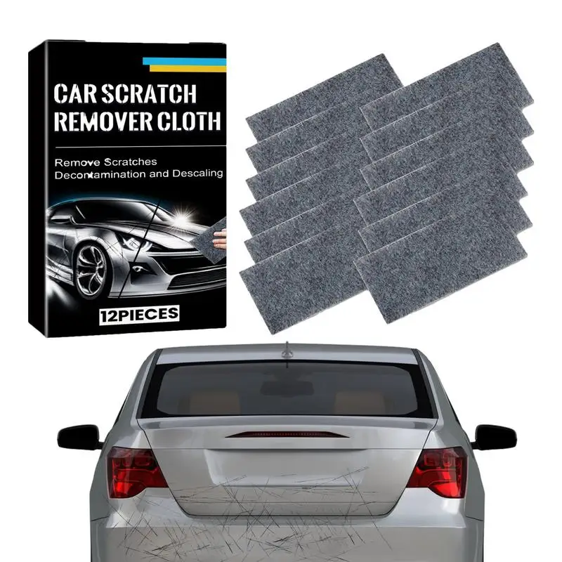 Car Scratch Remover Cloth 12PCS Advanced Nanotechnology Cloth For Car Paint Scratch Repair Cloth For Car Scratches Cloth For Car