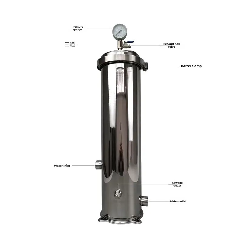 Other industrial filtration equipment 304 stainless steel precision pre-filter for well water and groundwater filtration