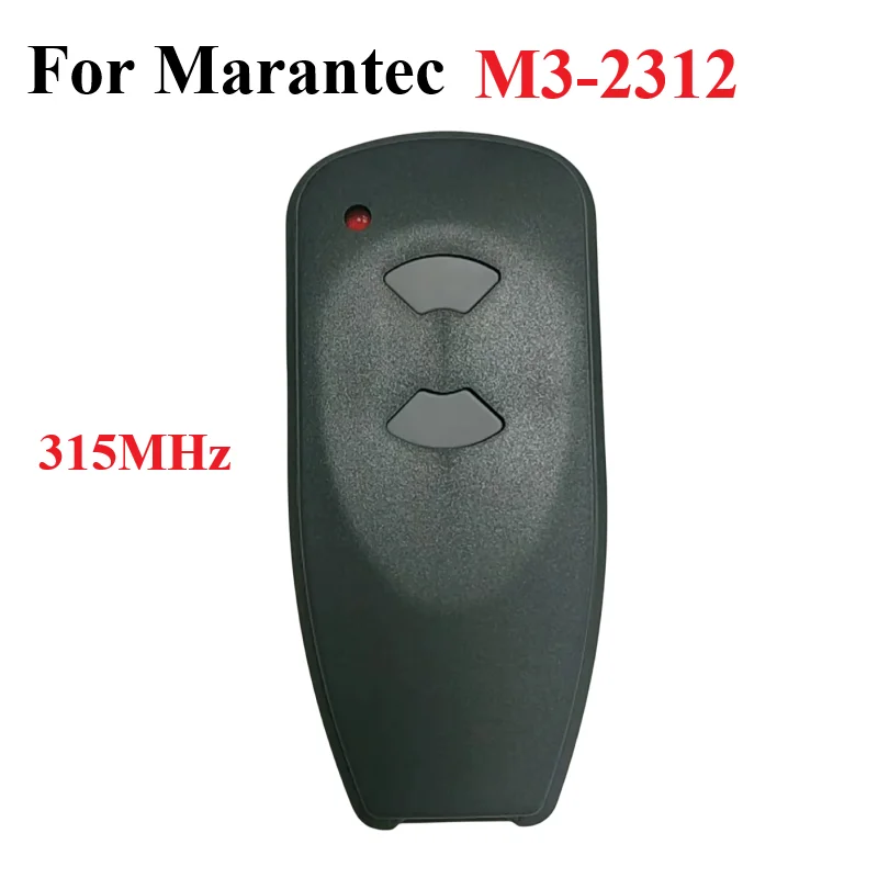 For Marantec M3-2312 315MHz Two Button Garage Door Remote Opener