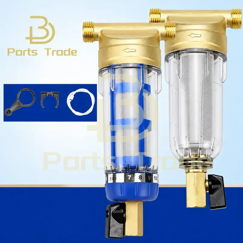 Copper Water Purifier for Household Tap Water Filtration Central High Flow Washable Whole House System